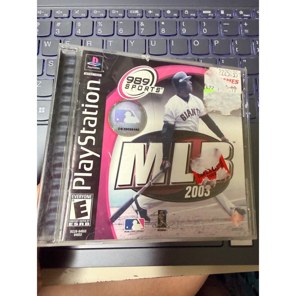 MLB 2003 Sony PlayStation 1 PS1 989 Sports Baseball Game‎ SCUS-94653